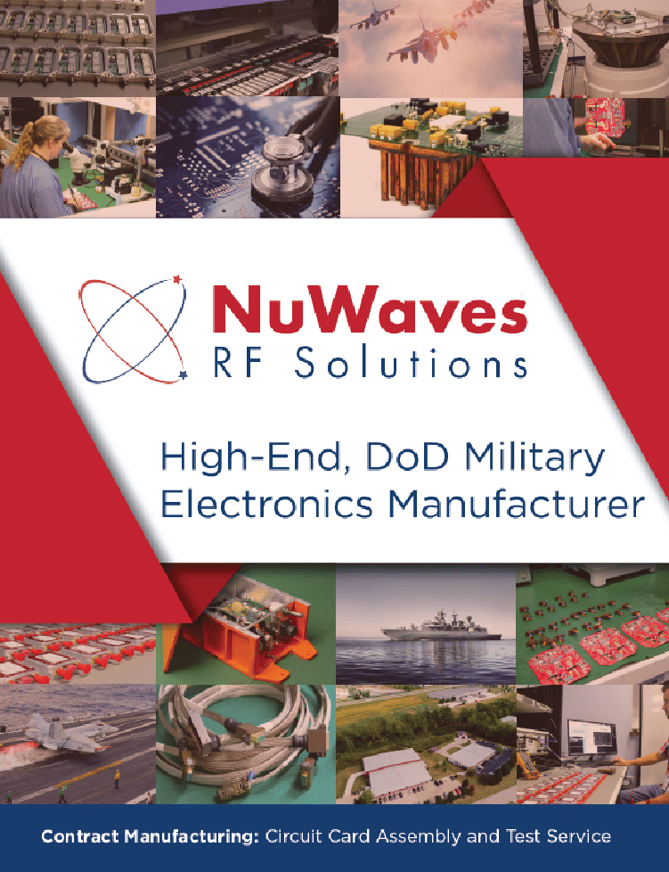 High-end Dod Military Electronics Manufacturer Brochure Cover