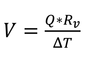 Heat Sink Volume Equation for Power Amplifier