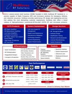 Nuwaves Rf Solutions Capabilities