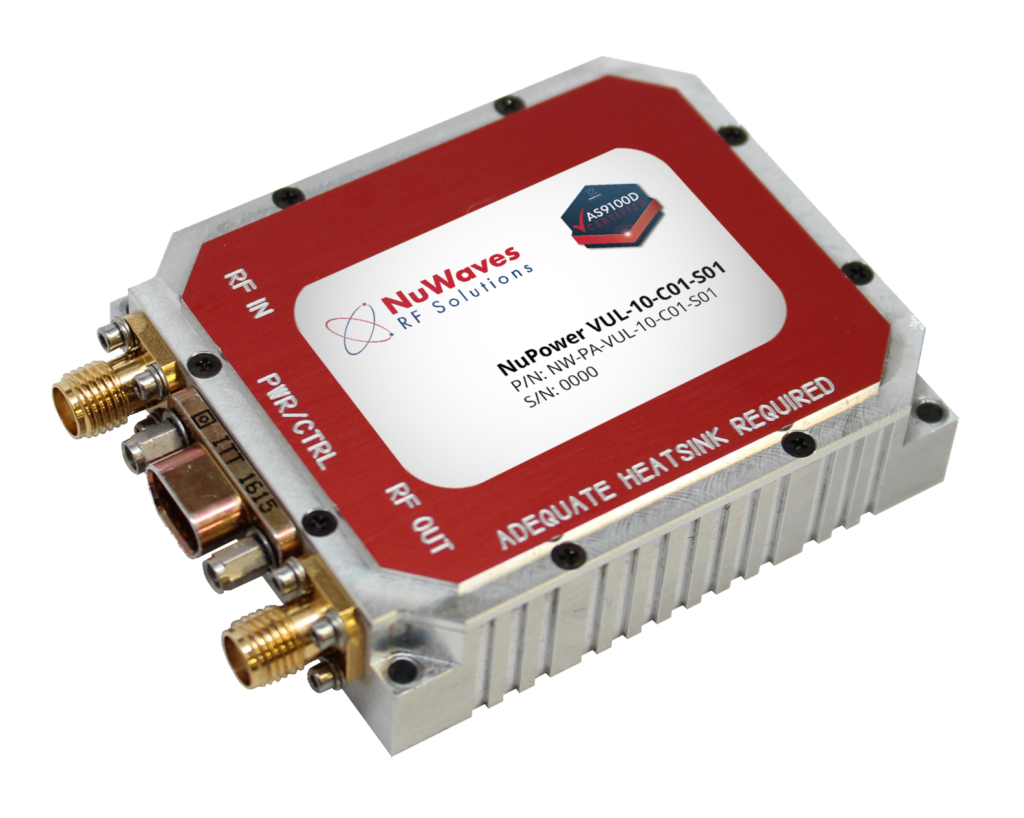 Nupowertm Vul-10-c01-s01 Mini Multi-octave Power Amplifier - Nuwaves Rf Solutions Nupowertm Vul-10-c01-s01 Mini Multi-octave Power Amplifier