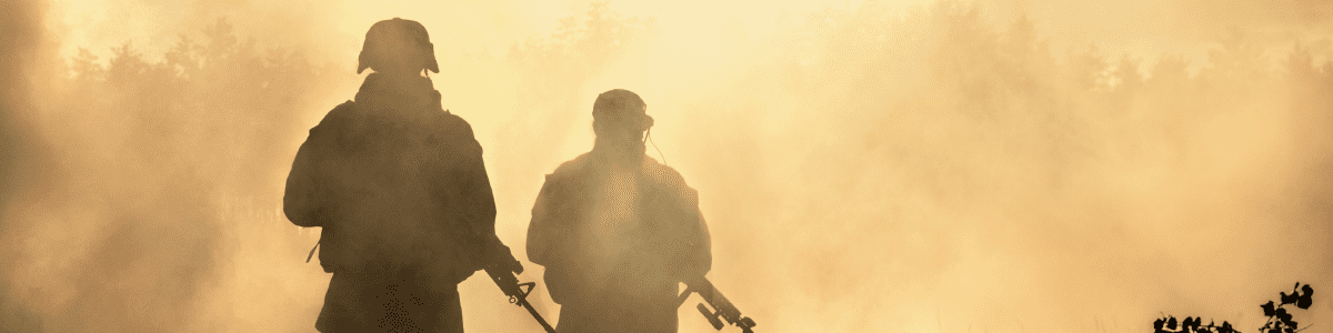 Marines in a Fog Cloud Banner
