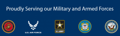 Proudly Serving our Military and Armed Forces